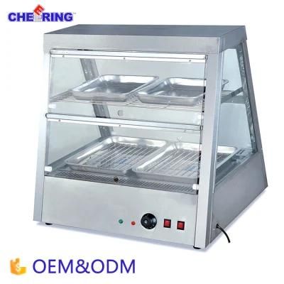 Commercial Electric 2 Layer 4 Trays Display Showcase