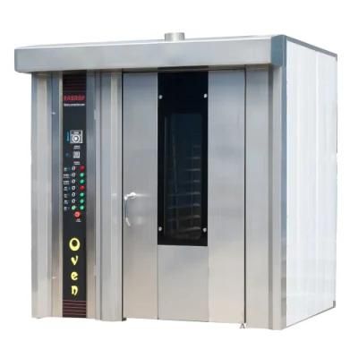 Stainless Steel Rotory Oven with Rack and Burner 64 Trays Electric Rotary Baking Oven ...