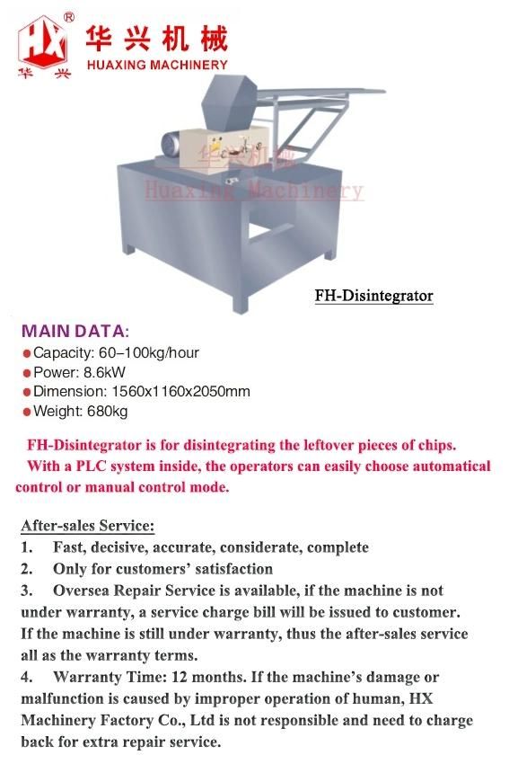 Fh-Disintegrator (Disintegrating Machine/Potato Chips/Cracker Production)