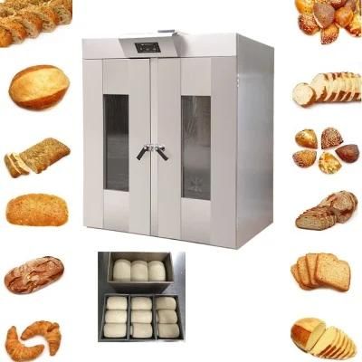 Commercial 64 Trays Bread Dough Provers Complete Bakery Machines Production Line Double ...