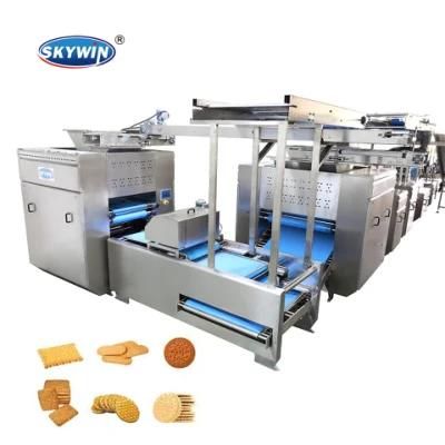 Automatic Soft &amp; Hard Biscuit Production Line Industrial Snack Equipment