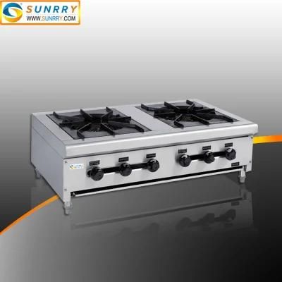2019 Hot Sale Commercial Equipment Tabletop Gas Double Burner