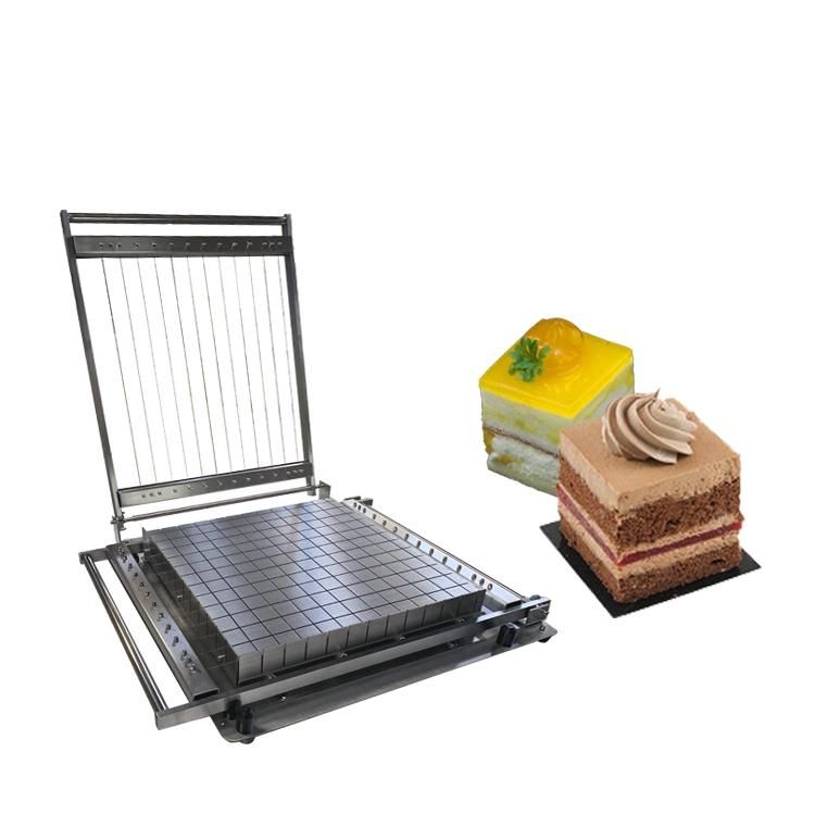 Stainless Steel Double-Arm Chocolate Wire Cutter / Cheese Cake Guitar Cutting Machine