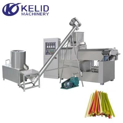 Biodegradable Drinking Rice Straw Cassava Flour Straw Making Machine