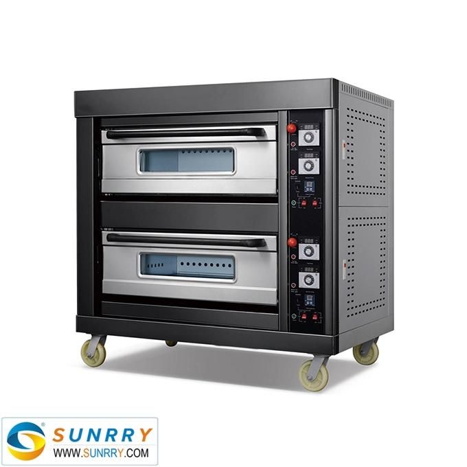 Baking Machine 3-Layer 9/12-Dish Deck Oven Digital Controller Bread Oven Commercial Gas Deck Oven for Bakery