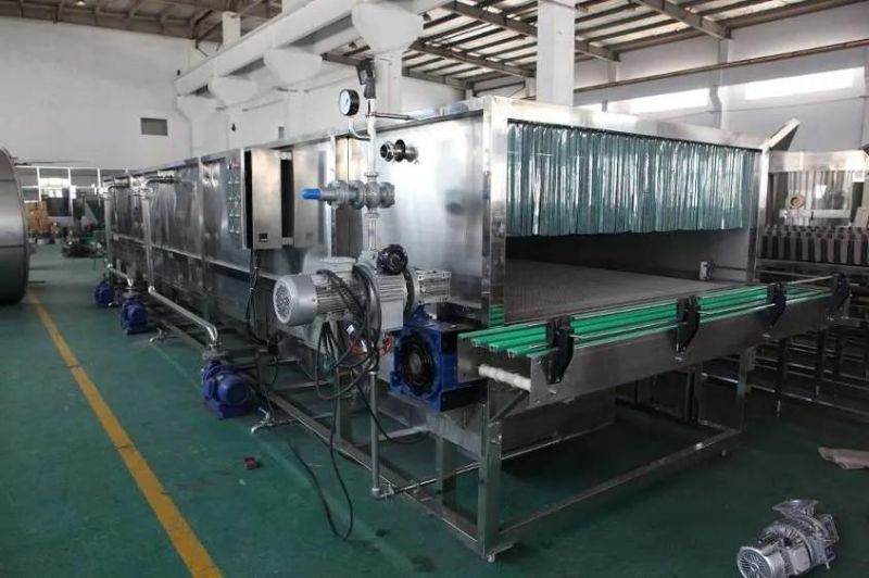 Automatic Hot Juice Production Line Use Bottle Cooling Tunnel