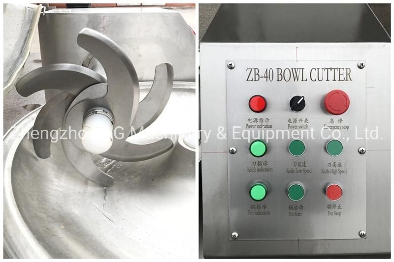 Industrial Meat Bowl Cutter Machine Meat Vegetable Cutting Chopper