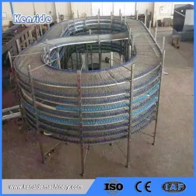 Stainless Steel Food Cooling Spiral Conveyor