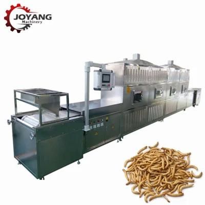 50kw Industry Yellow Mealworm Microwave Drying Sterilizing Machine