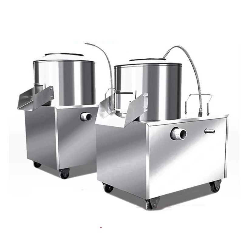 300 Kg/H Restaurant Electric Industrial Potato Peeling Machine/Commercial Used Potato Peeling Machine/Potato Peeler and Cutter