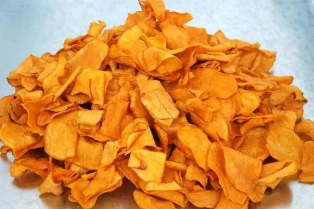 Continuous Gas Fryer with Belt Conveyor Sweet Potato Crisp Fryer Machine
