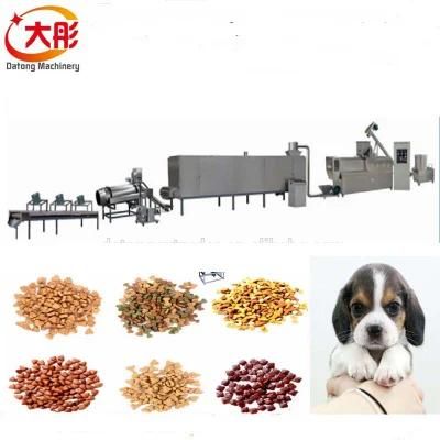 Automatic Twin Screw Dry Dog Feed Pellet Processing Line
