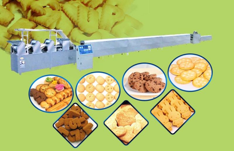 Commercial Automatic Biscuit Machine Small Soft and Hard Biscuits Production Line