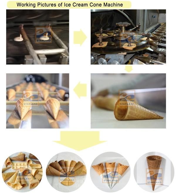 Fully Automatic Moulded Wafer Cone Production Line Cake Cone Machine