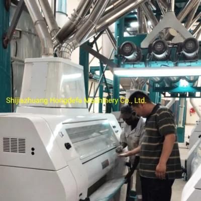120ton 82ton 62ton 42ton Automatic Wheat Flour Milling Machine