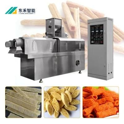 Top Sales Machine Jinan Dh Double Screw Extruding Star Ring Corn Puff Snack Food Making ...