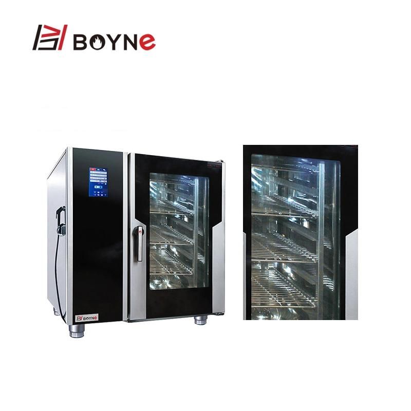 Touch Screen Commercial 10 Trays Electric Combi Oven