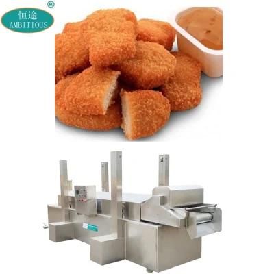Frying Machine with Mesh Belt Conveyor Fried Tofu Machine
