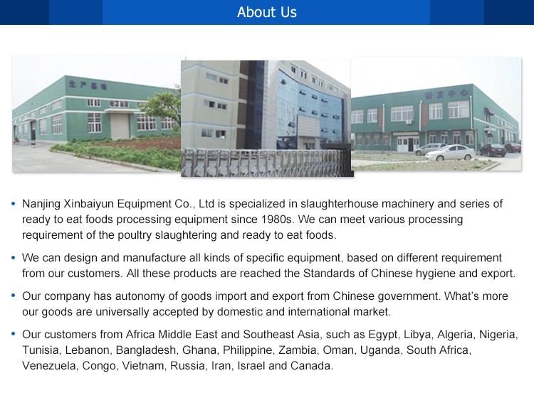 Chicken Feather Processing Equipment Slaughterhouse Machine Abattoir Machinery
