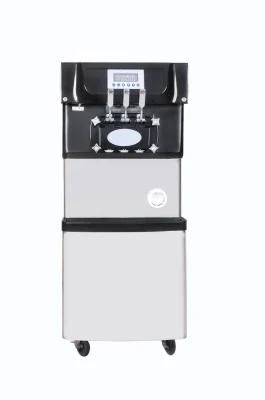 High Quality Commercial Soft Serve 3 Flavor Ice Cream Machine with Imported Compressor