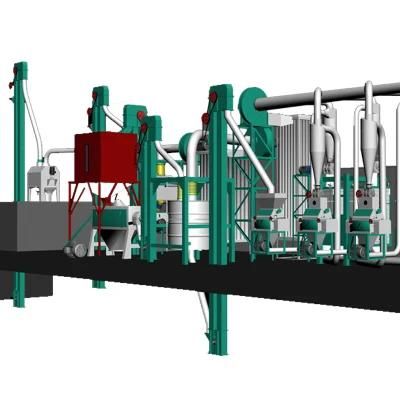 Africa Country Corn Mill Machine for Sale