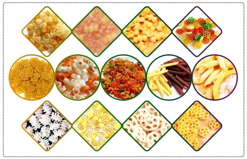 High Quality and Good Taste Fried Pellet Chips Snack Machine /Reliable Fried Bugles Machinery