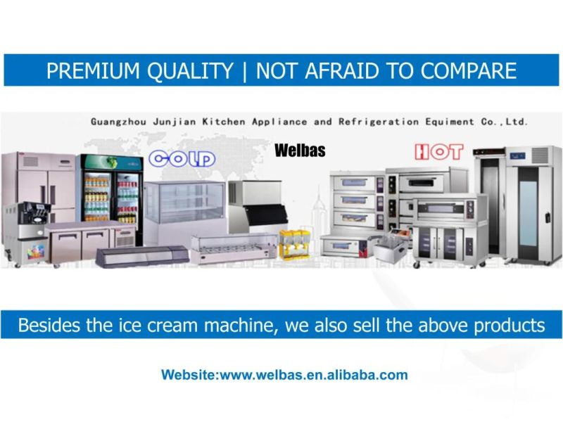 Soft Ice Cream Machine, Three Flavor Ice Cream Maker
