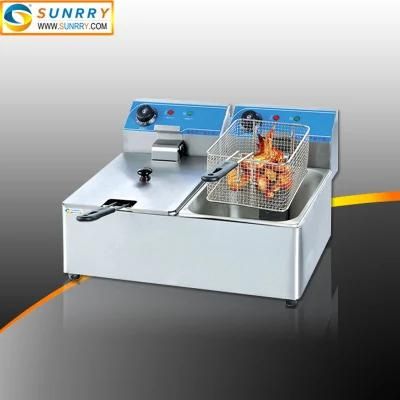 Commercial High Efficience Table Double Tank Fryer