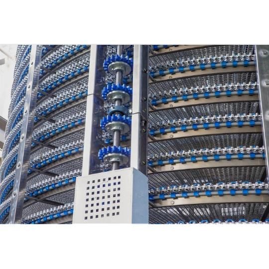 Commercial Used China Bakery Food Spiral Freezer Cooling Equipment