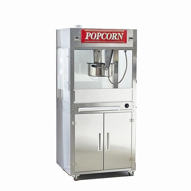 Commercial Stainless Steel 16oz Big Capacity Vertical Popcorn Machine for Cinema