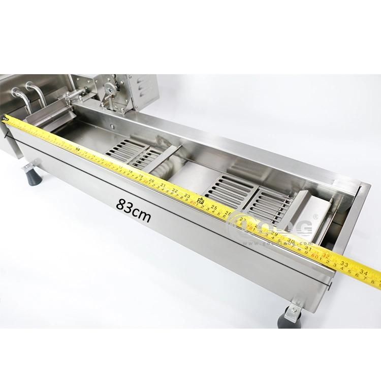 High Quality Commercial Stainless Steel Mini Cake Donuts Frying Machine Restaurant Equipment Conveyor Automatic Electric Doughnuts Fryer Maker