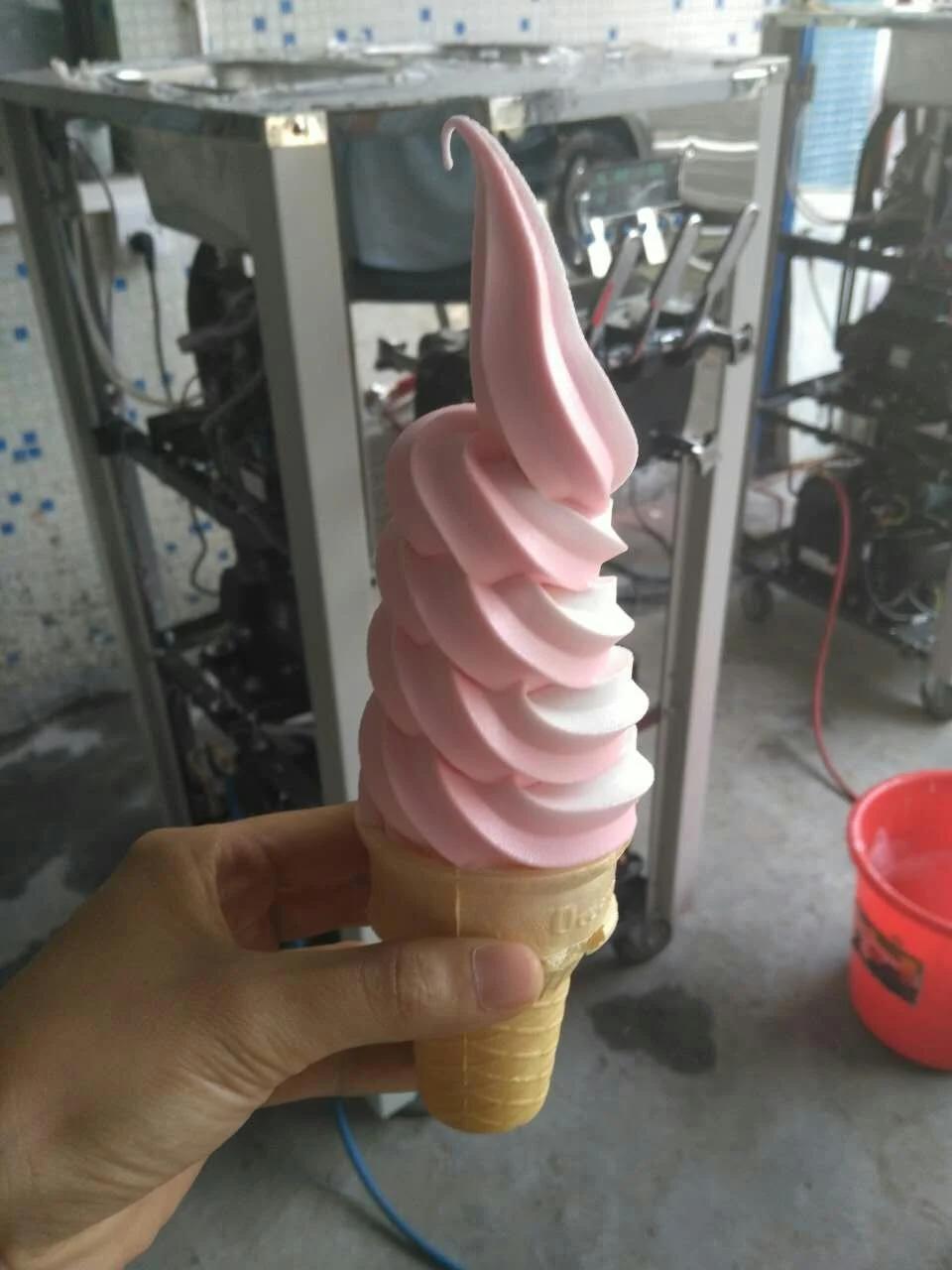 Stainless Steel Soft Ice Cream Machine with Ce