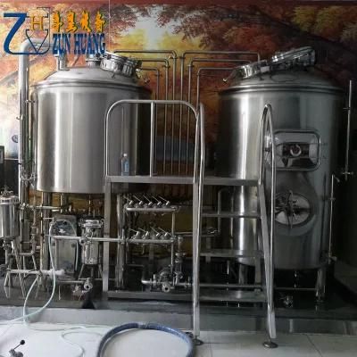 Two Vessel Brewery 3 Vessel Brewhouse Brewing Production Line