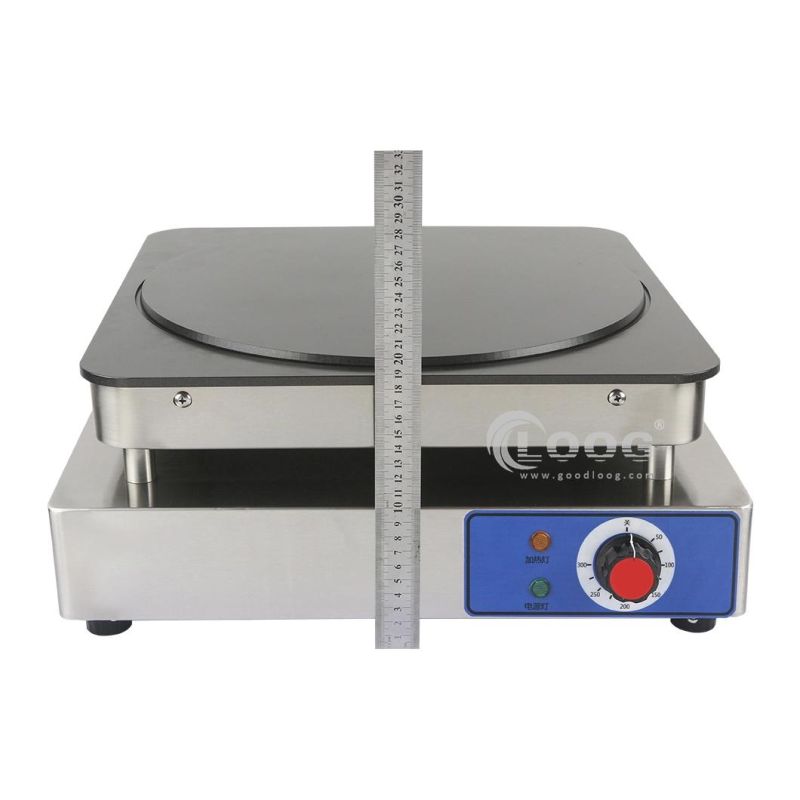 Kitchen Equipment Manufacturer Commercial Round Plate Crepe Making Machine Electric Pancake Crepe Maker for Sale