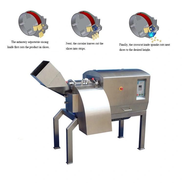 Professional Full Automatic Frozen Meat Cutting Machine