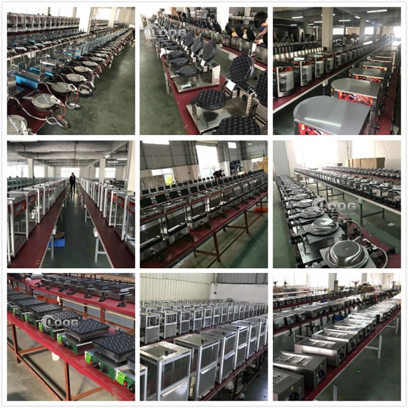 Goodloog Commercial Egg Puff Maker QQ Egg Waffle Machine Stainless Steel Egg Waffle Maker 110V 220V Hongkong Bubble Egg Cake Maker