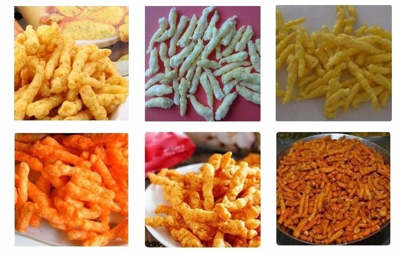 Cheetos Machine/Niknaks Processing Line/Fried Kurkure Snacks Food Machines