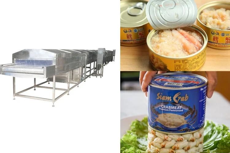 Industrial Pasteurizer Equipment Spry Tunell Canned Seafood Pasteurization Machine