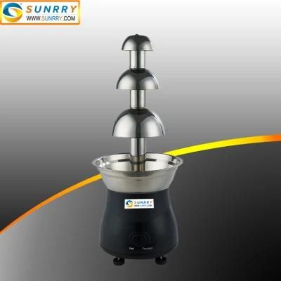 3 Layers Mini Commercial Hot Chocolate Fountain Machine