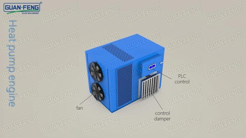 Grh-200 Drying Equipment Fruits Dehydrator for Foodstuff Industrial Heat Pump