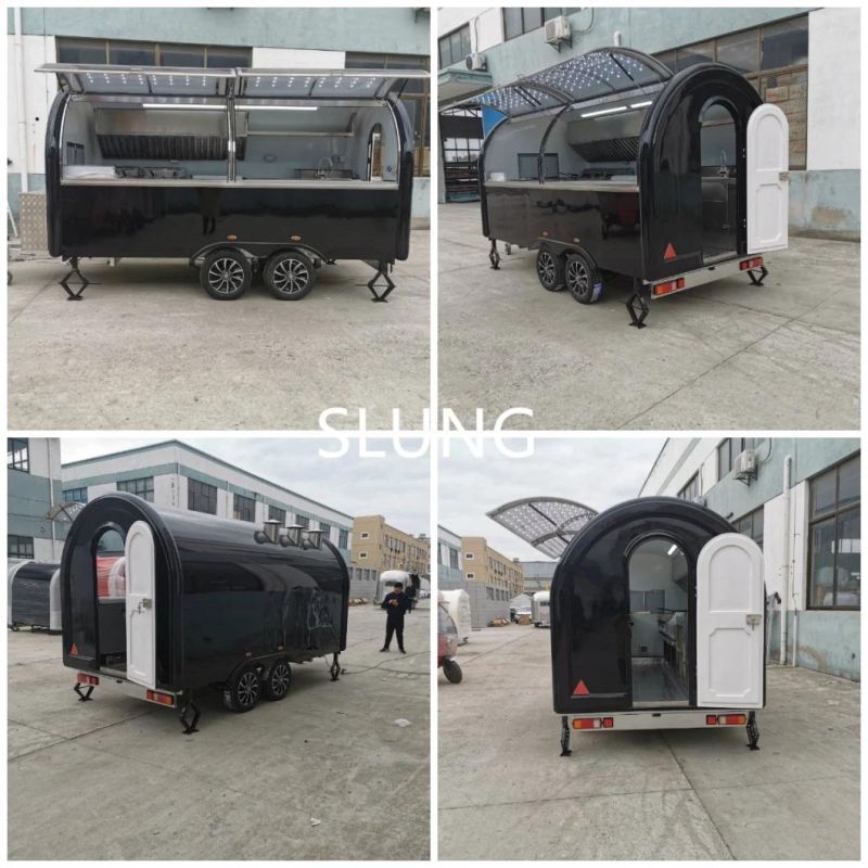 Food Cart Wholesale Price Mobile Hotdog Food Trucks Mobile Ice Cream Food Truck Trailer Crepe