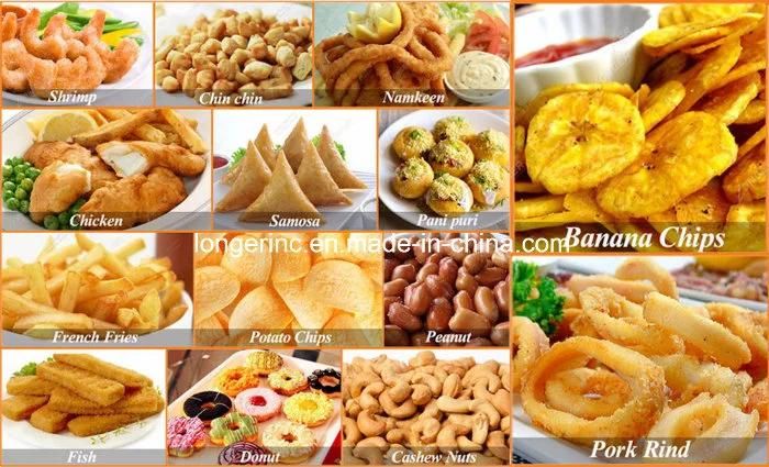 Professional Automatic Industrial Fryer Plantain Chips Frying Machine