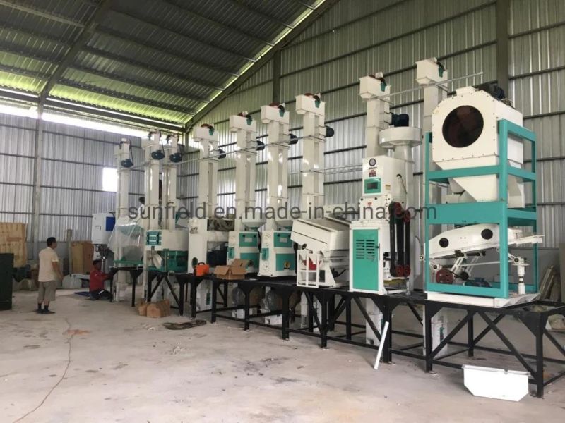 Rice Milling Complete End to End Machine with Capacity 10tpd, 15tpd, 15-20tpd, 20-25tpd, 20-30tpd, 30-40tpd, 40-50tpd, 60-80tpd,
