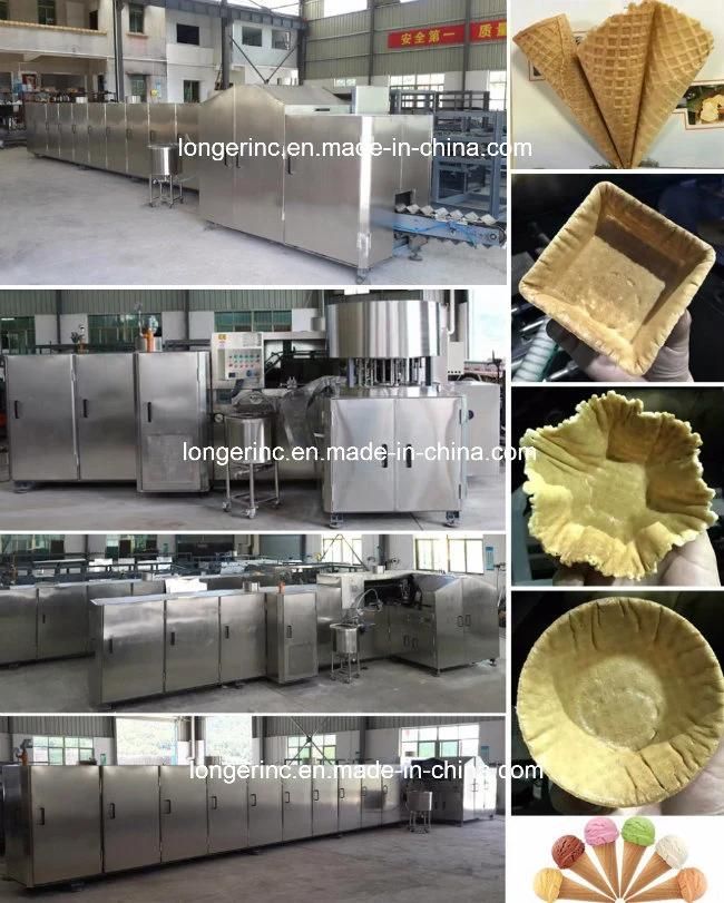 Fully Automatic Rolled Sugar Ice Cream Cone Making Machine
