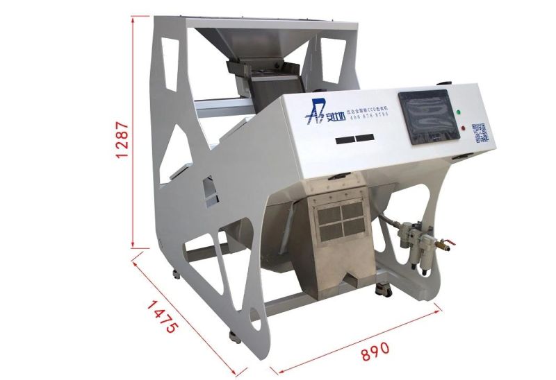 Small Food Processing Equipment 64 Channels Soybean Color Sorting Machine