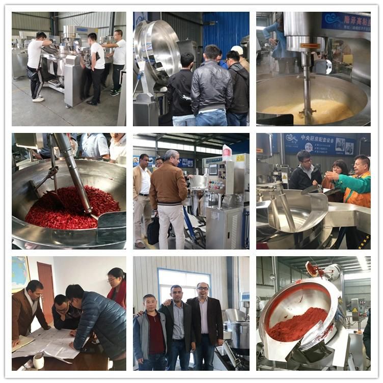 Automatic Industrial Hot Sauce Electric Making Machine with Cheap Price Approved by Ce Certificate
