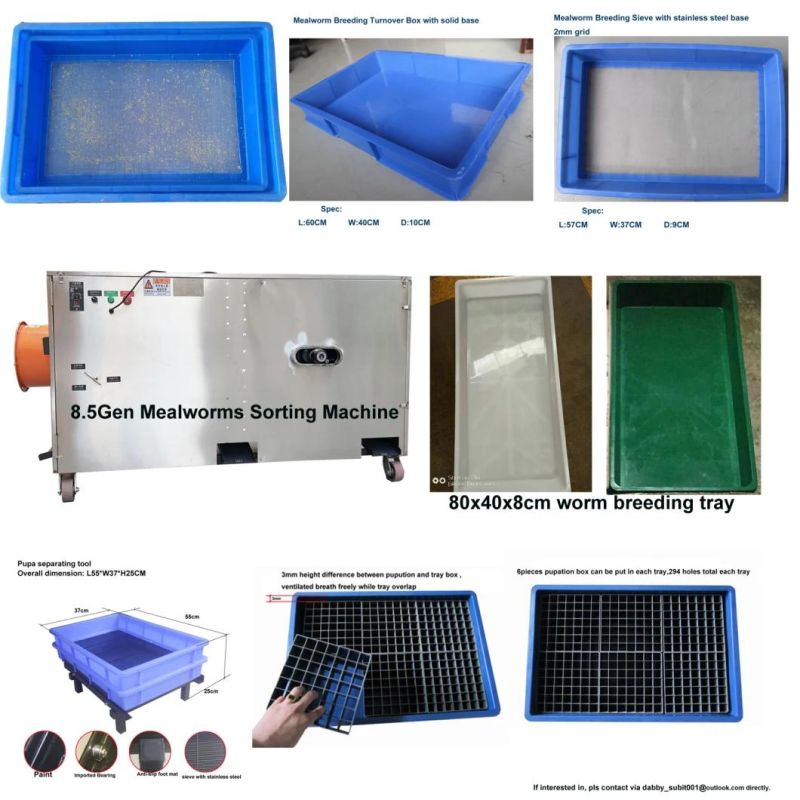 Mealworm Separating Machine Superworm Screening Machine Factory Sale Worms Separator