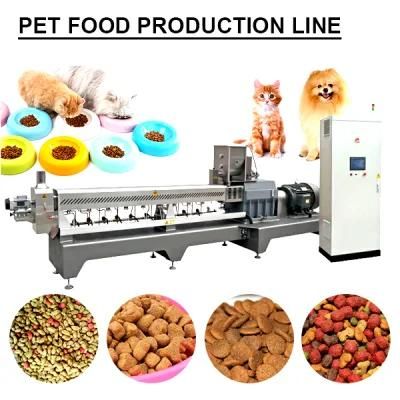 Automatic Commercial Best Selling Dog Cat Fish Pet Food Making Equipment