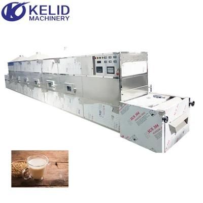 Tunnel - Belt Soy Milk Vegetable Drinks Wine Microwave Sterilization Machine