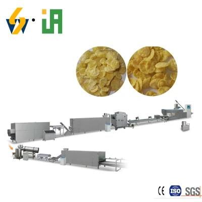High Capacity Double-Screw Breakfast Cereal Corn Flakes Production Line